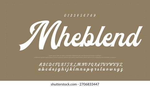 
signature Font Calligraphy Logotype Script Brush Font Type Font lettering handwritten. vector illustration 
