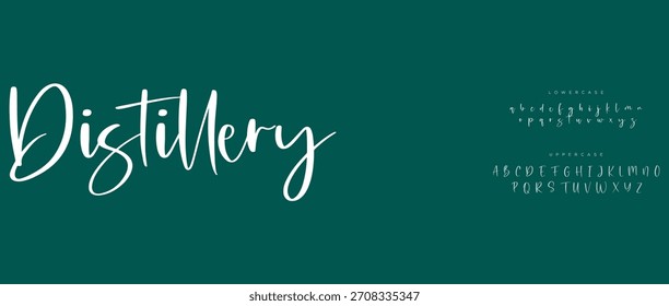 Signature Font Calligraphy Logotype Script Brush Tipo de fuente Letras de fuentes escritas a mano
