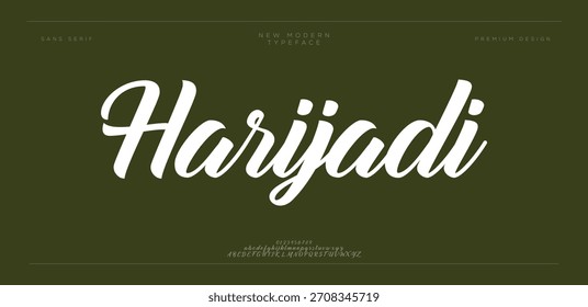 Signature Font Calligraphy Logotype Script Brush Tipo de fuente Letras de fuentes escritas a mano