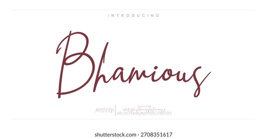Signature Font Calligraphy Logotype Script Brush Tipo de fuente Letras de fuentes escritas a mano