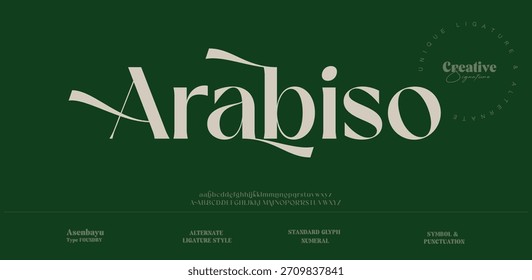 firma Caligrafía de fuentes Logotipo Script Pincel Tipo de fuente Letras de fuentes escritas a mano