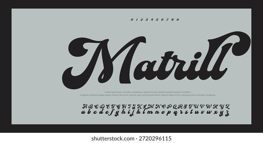 firma Caligrafía de fuentes Logotipo Script Pincel Tipo de fuente Letras de fuentes escritas a mano