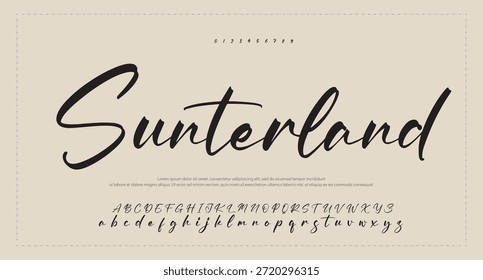 Signature Font Calligraphy Logotype Script Brush Font Type Font lettering handwritten 