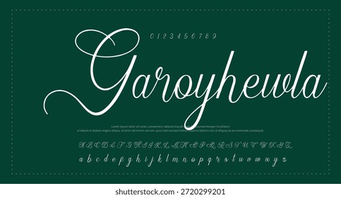 firma Caligrafía de fuentes Logotipo Script Pincel Tipo de fuente Letras de fuentes escritas a mano  