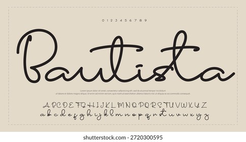 Signature Font Calligraphy Logotype Script Font Type Font lettering handwritten. 