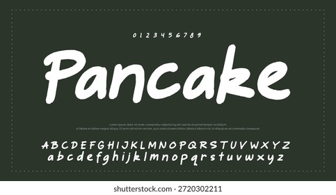firma Caligrafía de fuentes Logotipo Script Pincel Tipo de fuente Letras de fuentes escritas a mano