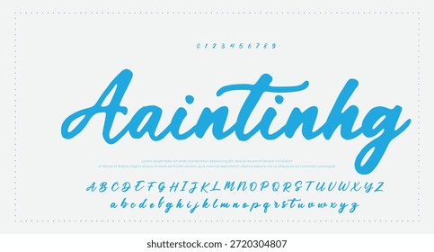 
firma Caligrafía de fuentes Logotipo Script Pincel Tipo de fuente Letras de fuentes escritas a mano