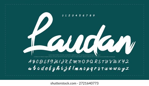 firma Caligrafía de fuentes Logotipo Script Pincel Tipo de fuente Letras de fuentes escritas a mano 