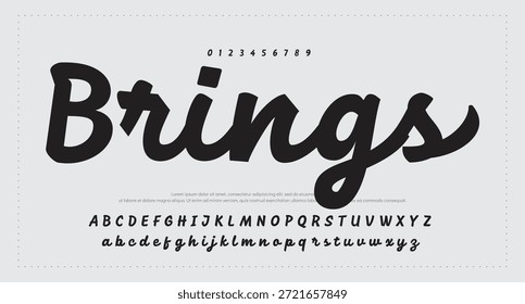 signature Font Calligraphy Logotype Script Brush Font Type Font lettering handwritten 
