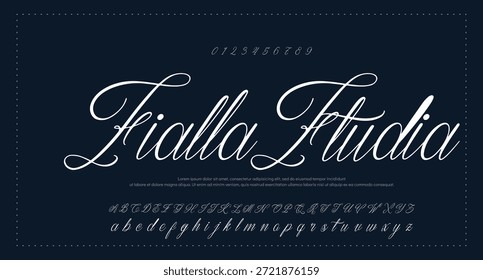 firma Caligrafía de fuentes Logotipo Script Pincel Tipo de fuente Letras de fuentes escritas a mano 