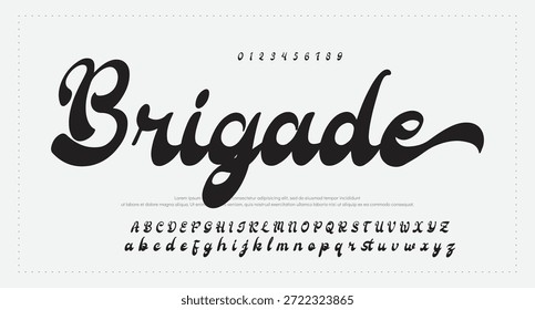 firma Caligrafía de fuentes Logotipo Script Pincel Tipo de fuente Letras de fuentes escritas a mano 
