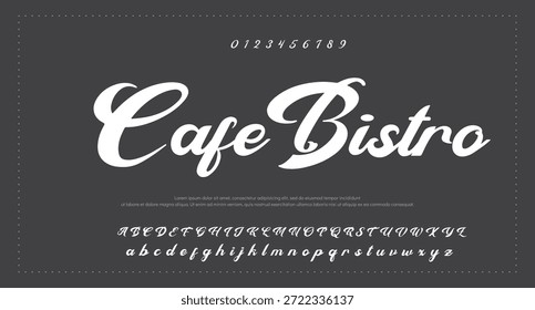 firma Caligrafía de fuentes Logotipo Script Pincel Tipo de fuente Letras de fuentes escritas a mano 