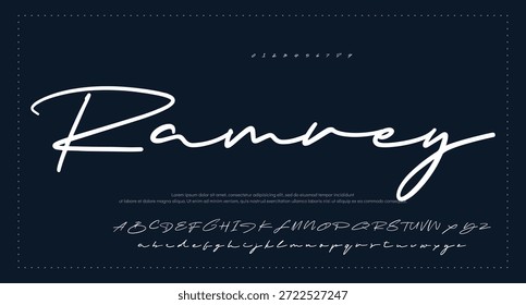 
signature Font Calligraphy Logotype Script Brush Font Type Font lettering handwritten