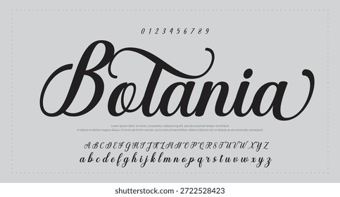 signature Font Calligraphy Logotype Script Brush Font Type Font lettering handwritten