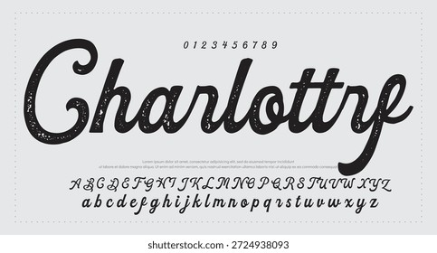 signature Font Calligraphy Logotype Script Brush Font Type Font lettering handwritten 