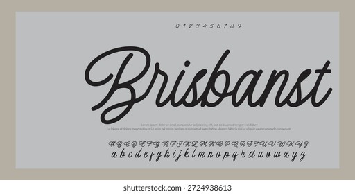 signature Font Calligraphy Logotype Script Brush Font Type Font lettering handwritten 