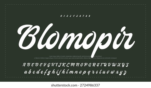 signature Font Calligraphy Logotype Script Brush Font Type Font lettering handwritten 