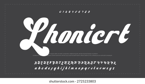 signature Font Calligraphy Logotype Script Brush Font Type Font lettering handwritten