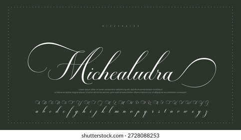 
Signature Font Calligraphy Logotype Script Brush Tipo de fuente Letras de fuentes escritas a mano 