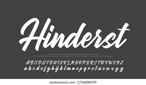 
firma Caligrafía de fuentes Logotipo Script Pincel Tipo de fuente Letras de fuentes escritas a mano
