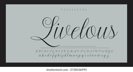 
firma Caligrafía de fuentes Logotipo Script Pincel Tipo de fuente Letras de fuentes escritas a mano