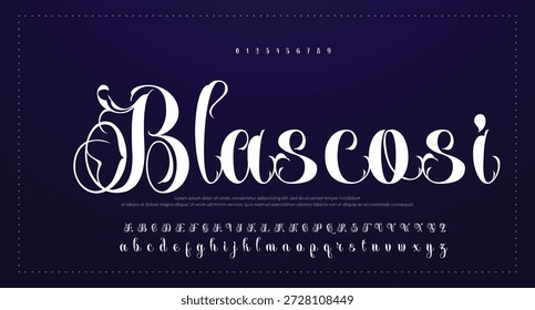
firma Caligrafía de fuentes Logotipo Script Pincel Tipo de fuente Letras de fuentes escritas a mano  