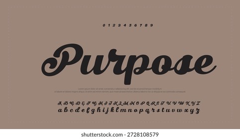 firma Caligrafía de fuentes Logotipo Script Pincel Tipo de fuente Letras de fuentes escritas a mano 
