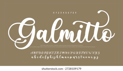 
Signature Font Calligraphy Logotype Script Brush Tipo de fuente Letras de fuentes escritas a mano  
