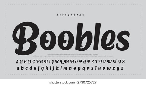 firma Caligrafía de fuentes Logotipo Script Pincel Tipo de fuente Letras de fuentes escritas a mano 