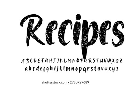 firma Caligrafía de fuentes Logotipo Script Pincel Tipo de fuente Letras de fuentes escritas a mano 