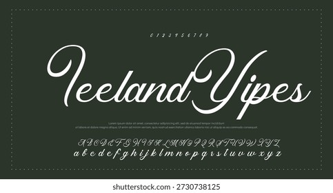 
signature Font Calligraphy Logotype Script Brush Font Type Font lettering handwritten 