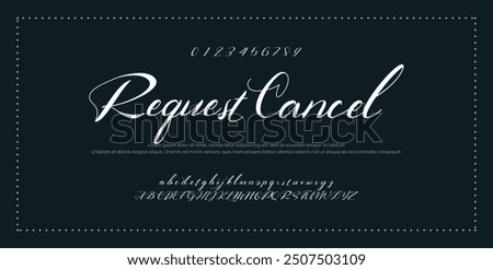 Signature Font Calligraphy Logotype Script Font Type Font lettering handwritten