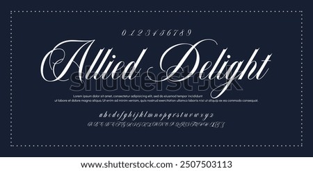 Signature Font Calligraphy Logotype Script Font Type Font lettering handwritten