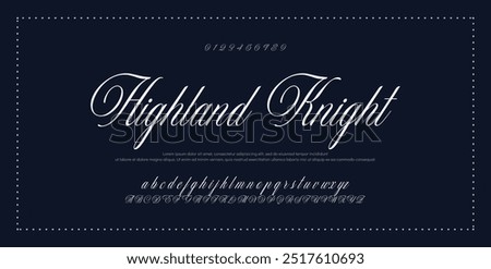 Signature Font Calligraphy Logotype Script Brush Font Type Font lettering handwritten