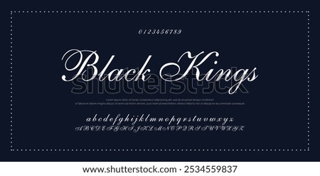 Signature Font Calligraphy Logotype Script Font Type Font lettering handwritten.
