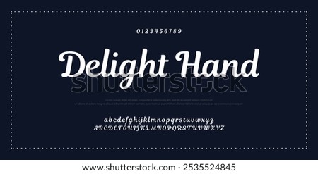 Signature Font Calligraphy Logotype Script Font Type Font lettering handwritten