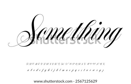 Signature Font Calligraphy Logotype Script Font Type Font lettering handwritten