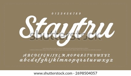 Signature Font Calligraphy Logotype Script Brush Font Type Font lettering handwritten