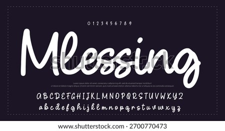 Signature Font Calligraphy Logotype Script Brush Font Type Font lettering handwritten