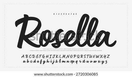 signature Font Calligraphy Logotype Script Brush Font Type Font lettering handwritten 