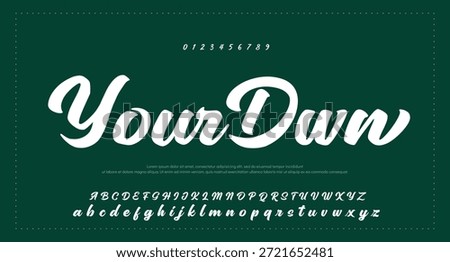 signature Font Calligraphy Logotype Script Brush Font Type Font lettering handwritten 