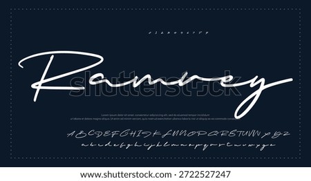 
signature Font Calligraphy Logotype Script Brush Font Type Font lettering handwritten