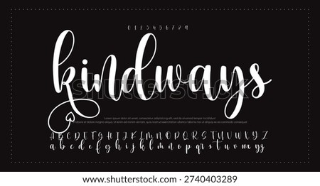 
signature Font Calligraphy Logotype Script Brush Font Type Font lettering handwritten 