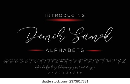 Signature Font Handwritten Script Brush Font Type Font lettering handwritten