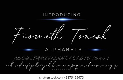 Signature Font Handwritten Script Brush Font Type Font lettering handwritten