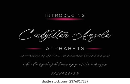 Signature Font Handwritten Script Brush Font Type Font lettering handwritten