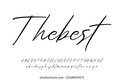 Signature Font Handwritten Script Brush Font Type Font lettering handwritten