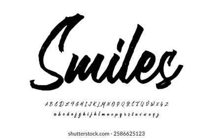 Signature Font Handwritten Script Brush Font Type Font lettering handwritten
