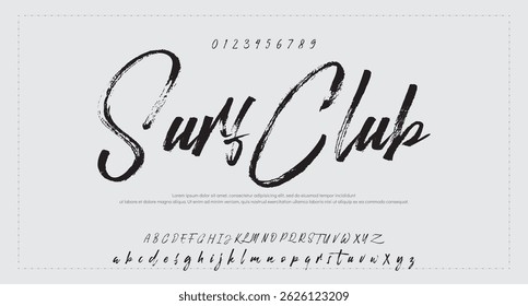 Signature Font Handwritten Script Brush Font Type Font lettering handwritten 