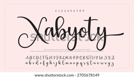 Signature Font Handwritten Script Brush Font Type Font lettering handwritten